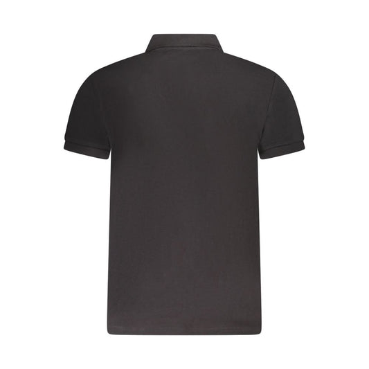 Cavalli Class Poloshirt aus schwarzer Baumwolle für Herren
