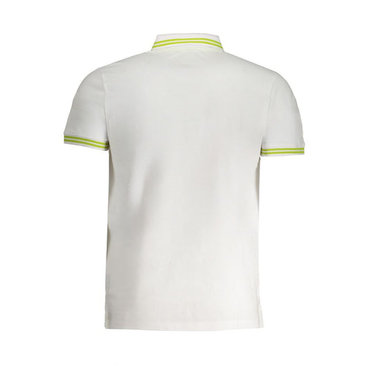 Weißes Poloshirt aus Baumwolle von Cavalli Class