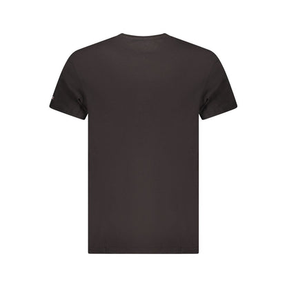 Tommy Hilfiger – Schwarzes Baumwoll-T-Shirt für Herren