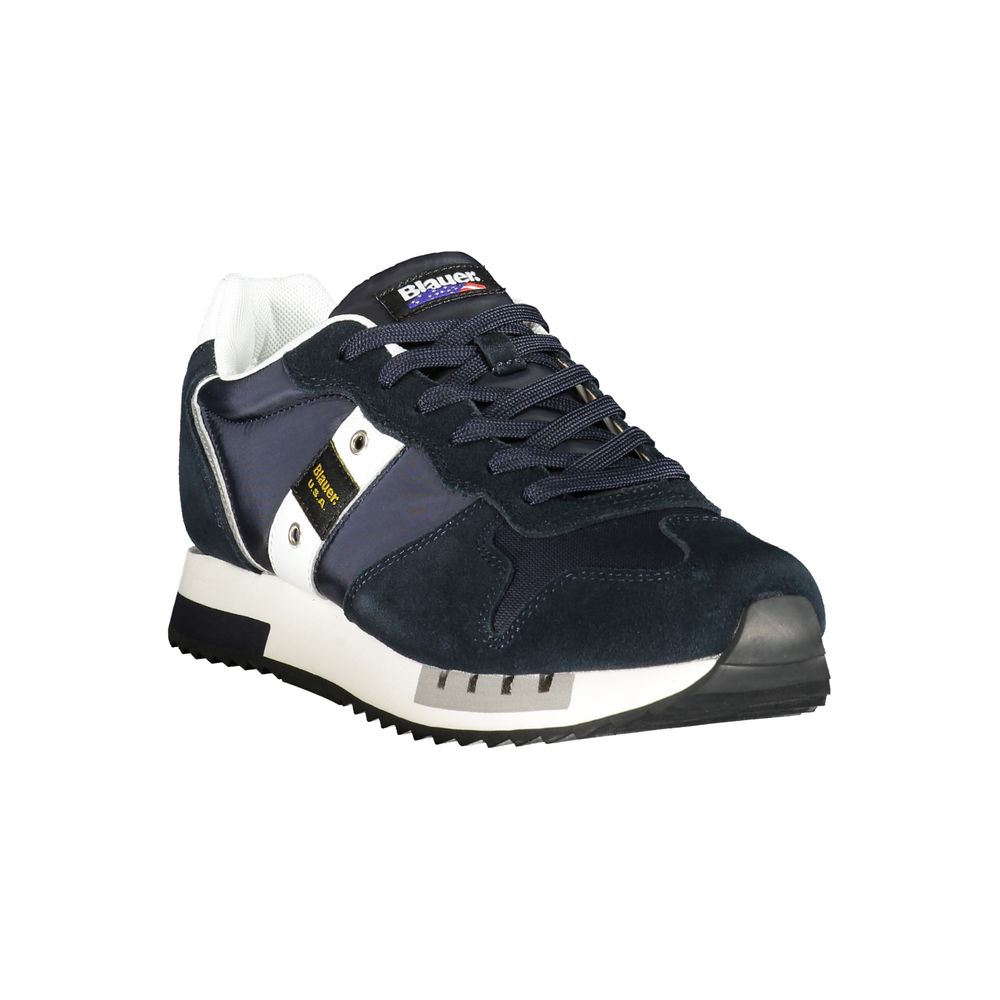 Blauer blauer Herren-Sneaker aus Polyester