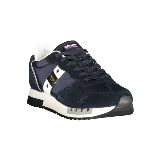 Blauer blauer Herren-Sneaker aus Polyester