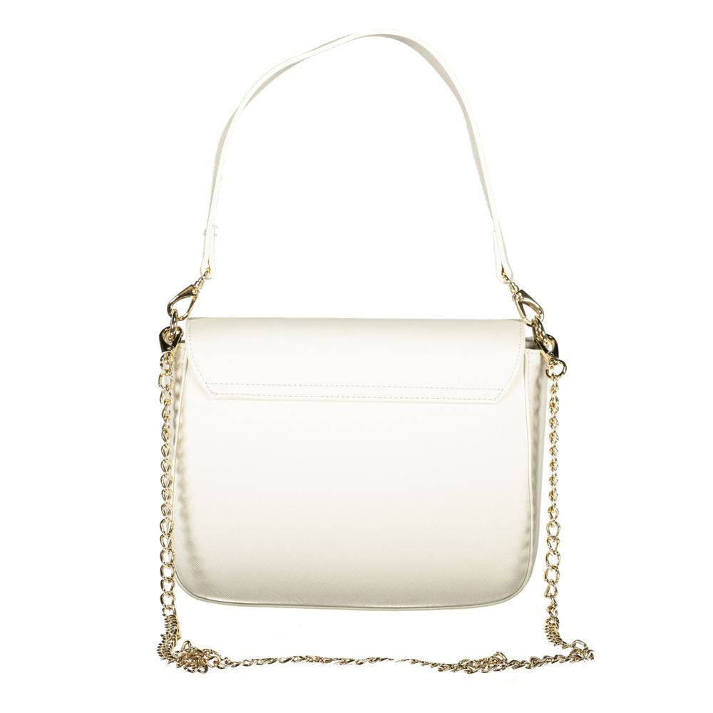 Mario Valentino – Weiße Polyethylen-Handtasche