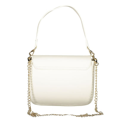 Mario Valentino – Weiße Polyethylen-Handtasche