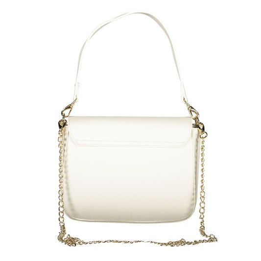Mario Valentino – Weiße Polyethylen-Handtasche