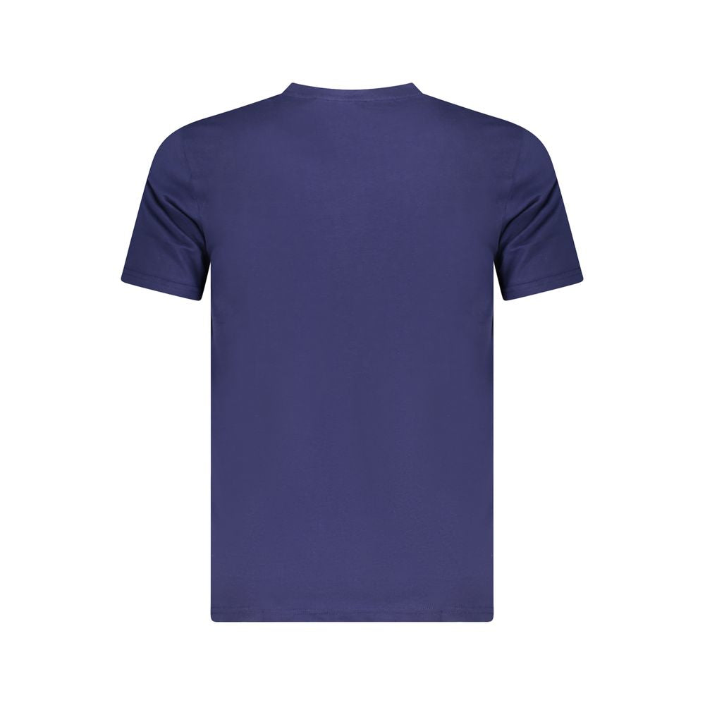 Cavalli Class Herren-T-Shirt aus blauer Baumwolle