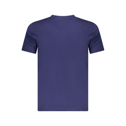 Cavalli Class Herren-T-Shirt aus blauer Baumwolle