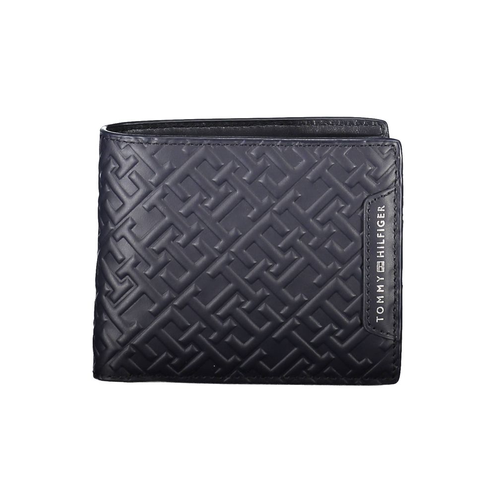 Tommy Hilfiger – Blaue Herren-Geldbörse aus Leder