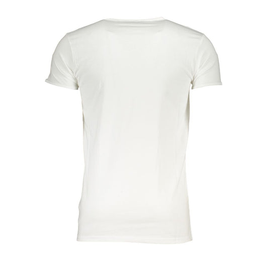 Weißes Baumwoll-T-Shirt der Cavalli Class