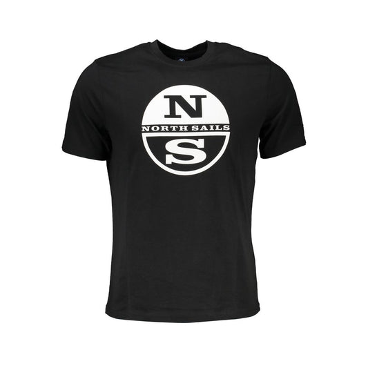 Schwarzes Baumwoll-T-Shirt von North Sails