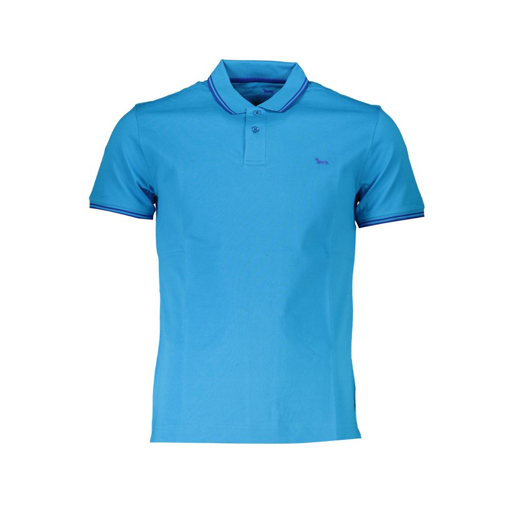 Harmont &amp; Blaine Hellblaues Herren-Poloshirt aus Baumwolle
