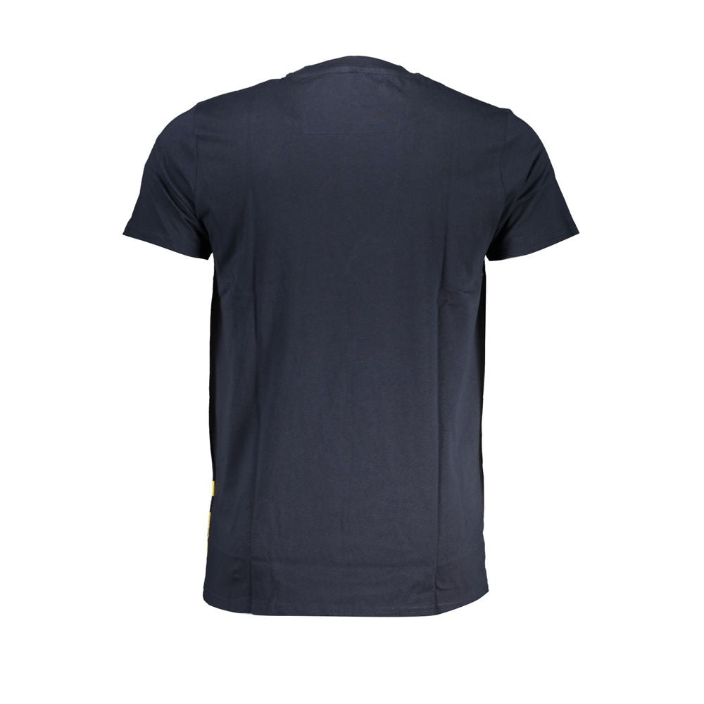 Blaues Baumwoll-T-Shirt der Cavalli Class