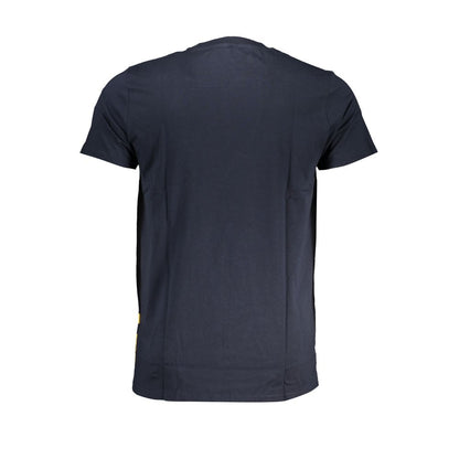 Blaues Baumwoll-T-Shirt der Cavalli Class