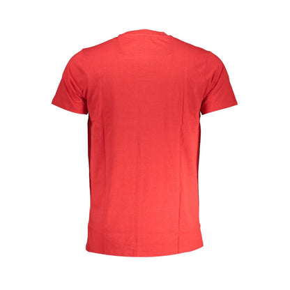 Rotes Baumwoll-T-Shirt der Cavalli-Klasse