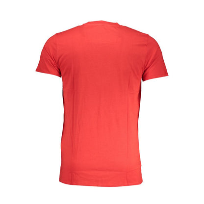 Rotes Baumwoll-T-Shirt der Cavalli-Klasse