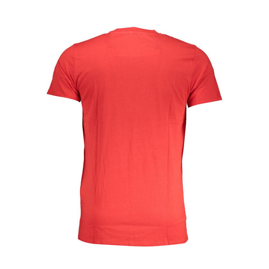 Rotes Baumwoll-T-Shirt der Cavalli-Klasse