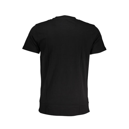 Schwarzes Baumwoll-T-Shirt der Cavalli Class