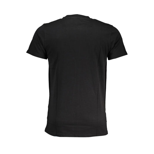 Schwarzes Baumwoll-T-Shirt der Cavalli Class