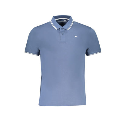 Blaues Poloshirt aus Baumwolle von Harmont &amp; Blaine