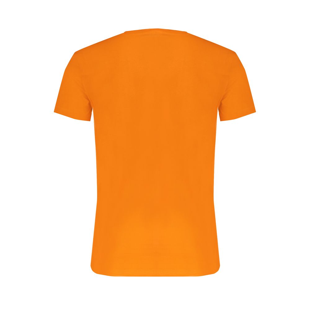 Orangefarbenes Baumwoll-T-Shirt von Trussardi