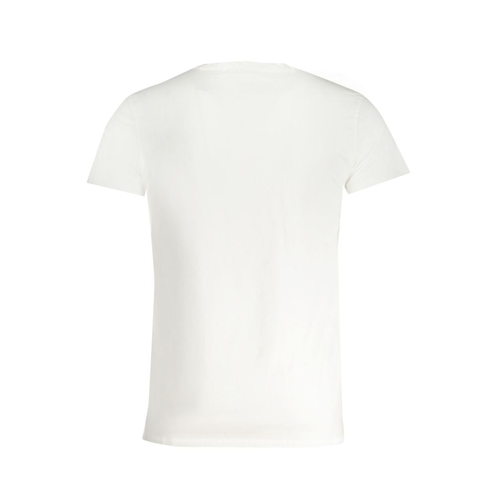 Weißes Baumwoll-T-Shirt von Trussardi