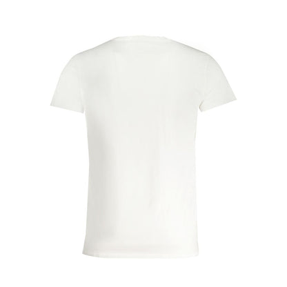 Weißes Baumwoll-T-Shirt von Trussardi