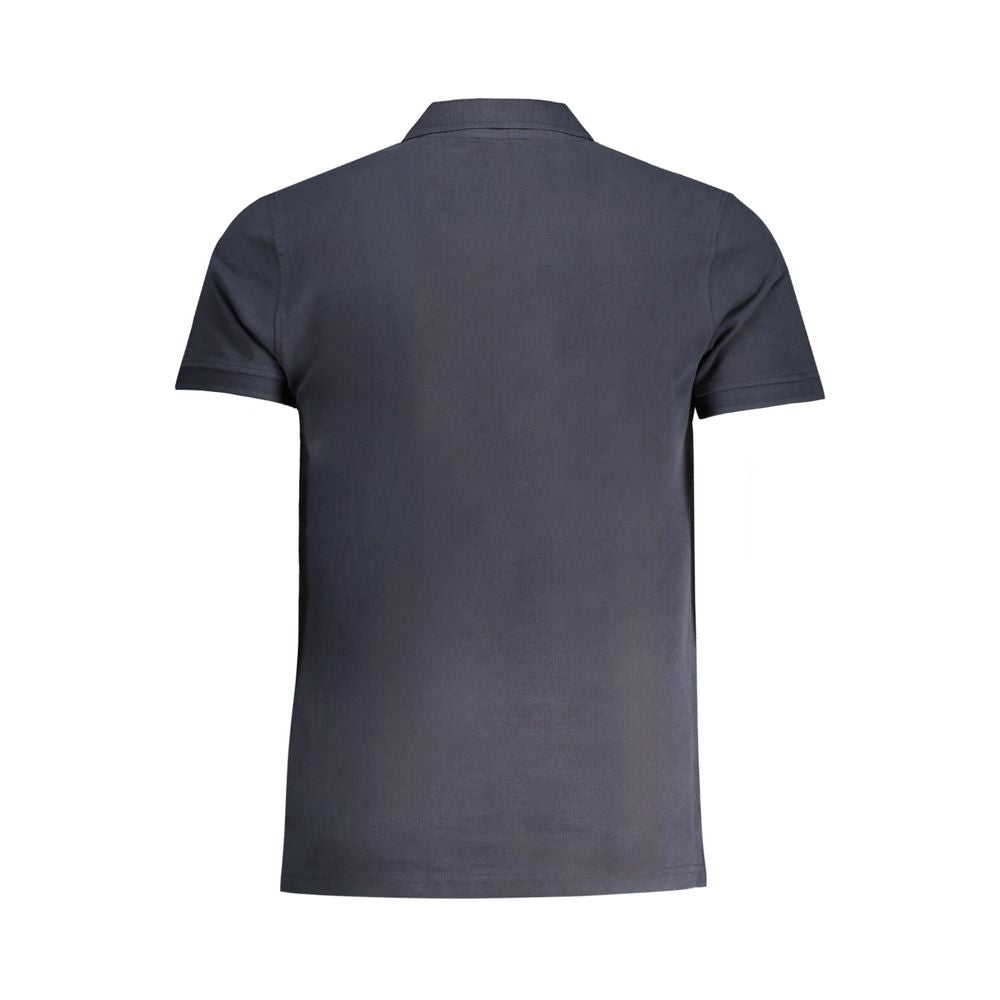 Cavalli Class Poloshirt aus blauer Baumwolle
