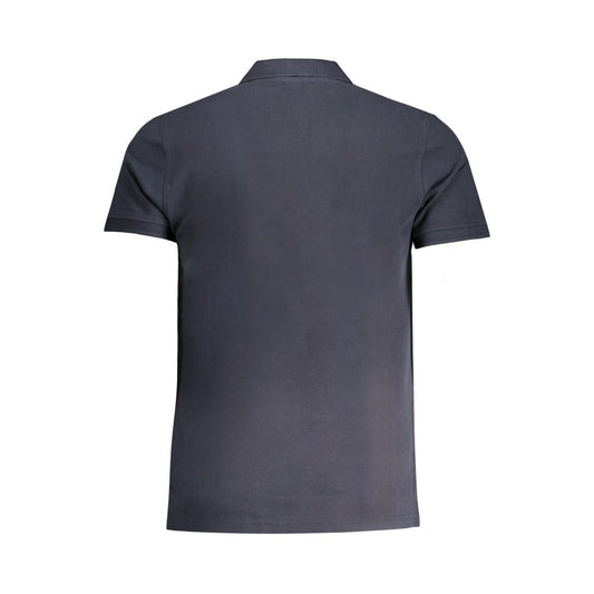 Cavalli Class Poloshirt aus blauer Baumwolle