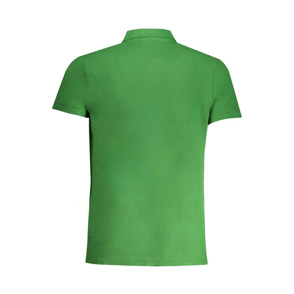 Grünes Poloshirt aus Baumwolle von Cavalli Class