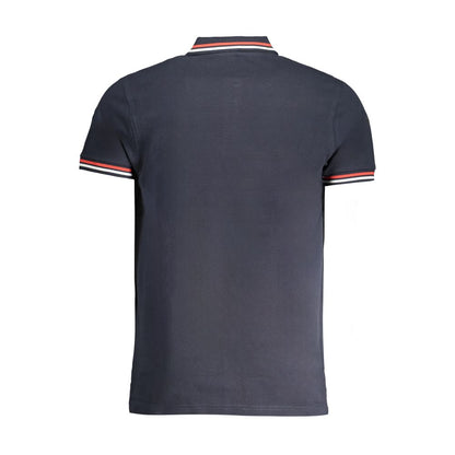 Cavalli Class Poloshirt aus blauer Baumwolle