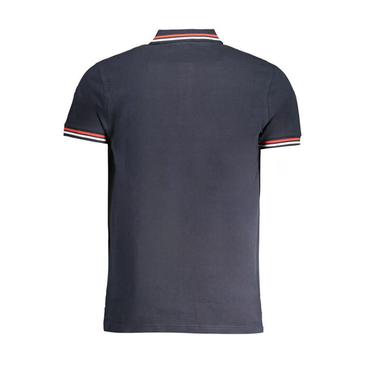 Cavalli Class Poloshirt aus blauer Baumwolle