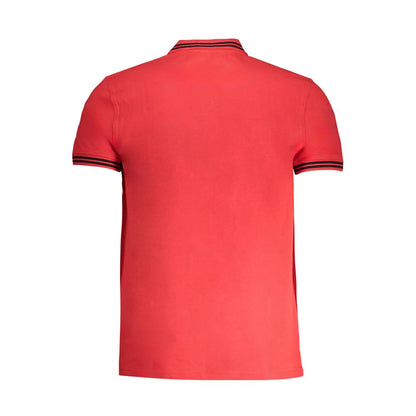Rotes Poloshirt aus Baumwolle der Cavalli Class