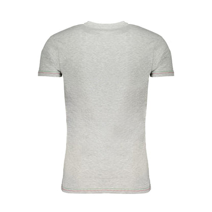 Aeronautica Militare Braunes Herren-T-Shirt aus Baumwolle