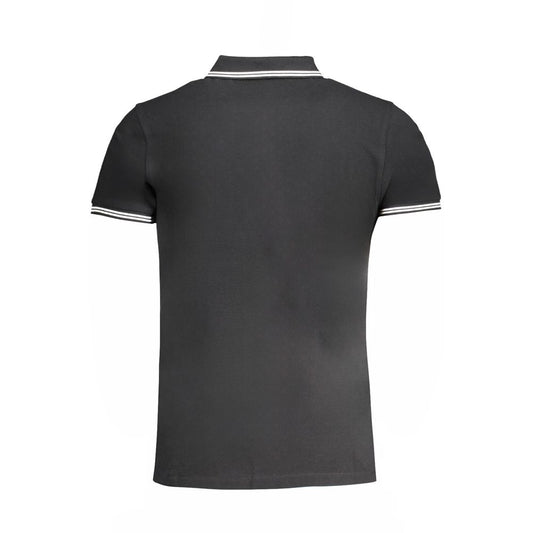 Schwarzes Poloshirt aus Baumwolle von Cavalli Class