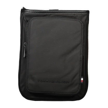Tommy Hilfiger – Schwarze Polyester-Umhängetasche für Herren