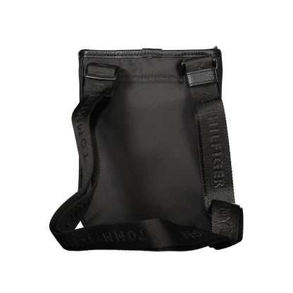 Tommy Hilfiger – Schwarze Polyester-Umhängetasche für Herren