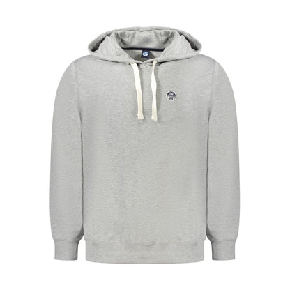 North Sails Gray Cotton Mens Sweater Hoodie
