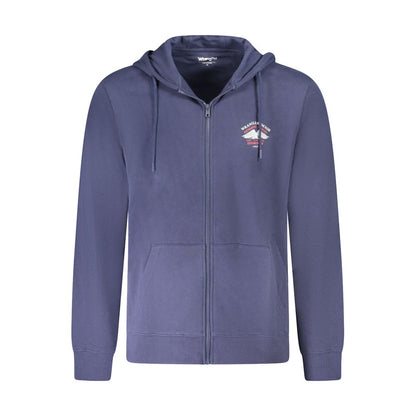 Wrangler – Blauer Baumwollpullover für Herren