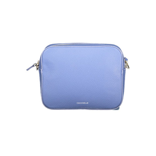 Coccinelle Hellblaue Leder Damen Handtasche