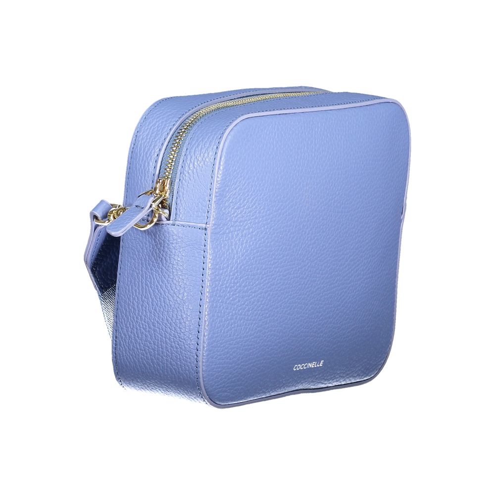 Coccinelle Hellblaue Leder Damen Handtasche