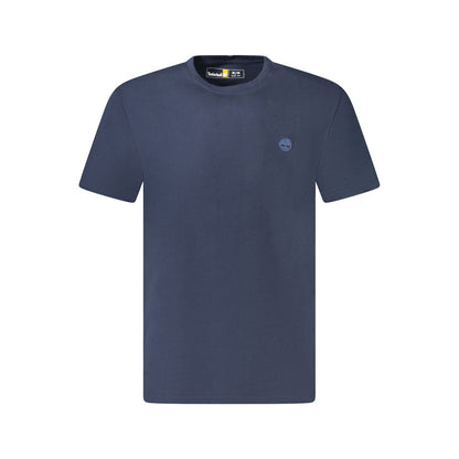 Blaues Baumwoll-T-Shirt von Timberland
