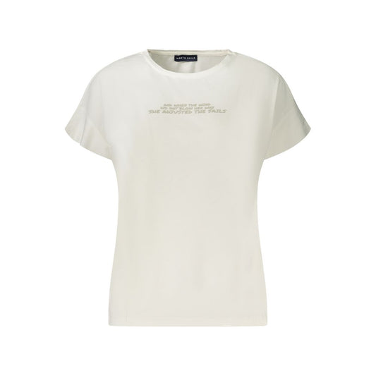 North Sails Bianco Cotton Women T-Shirt