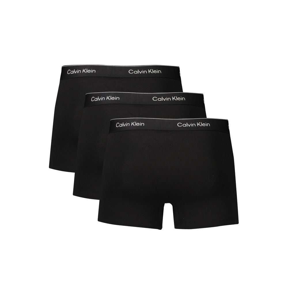 Calvin Klein Herrenunterwäsche aus schwarzer Baumwolle
