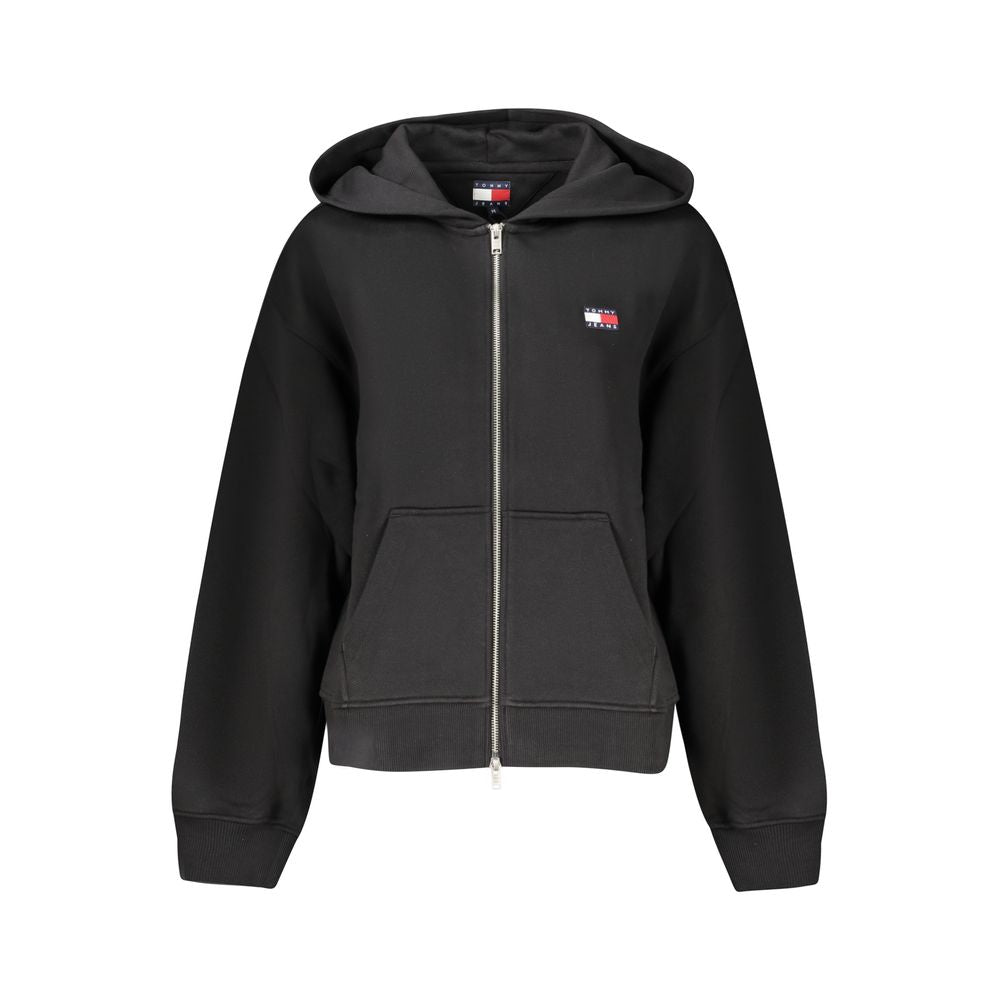 Tommy Hilfiger – Schwarzer Baumwollpullover für Damen