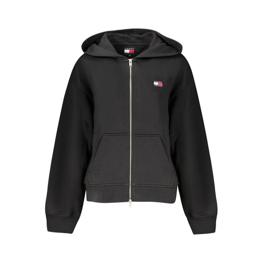 Tommy Hilfiger – Schwarzer Baumwollpullover für Damen