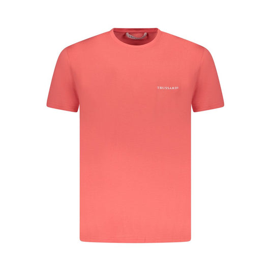 Trussardi Rosa Baumwolle Herren T-Shirt