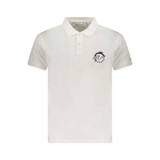Trussardi Weißes Poloshirt aus Baumwolle für Herren