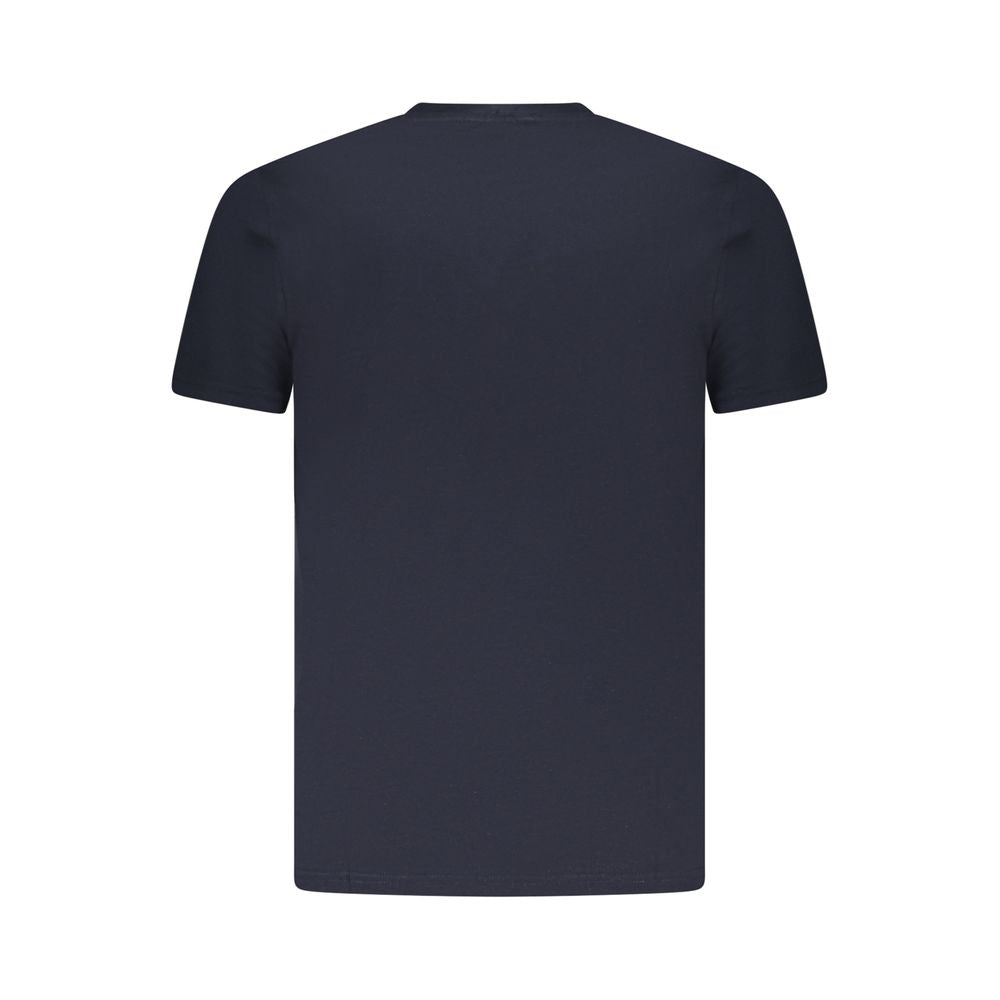 Cavalli Class Herren-T-Shirt aus blauer Baumwolle