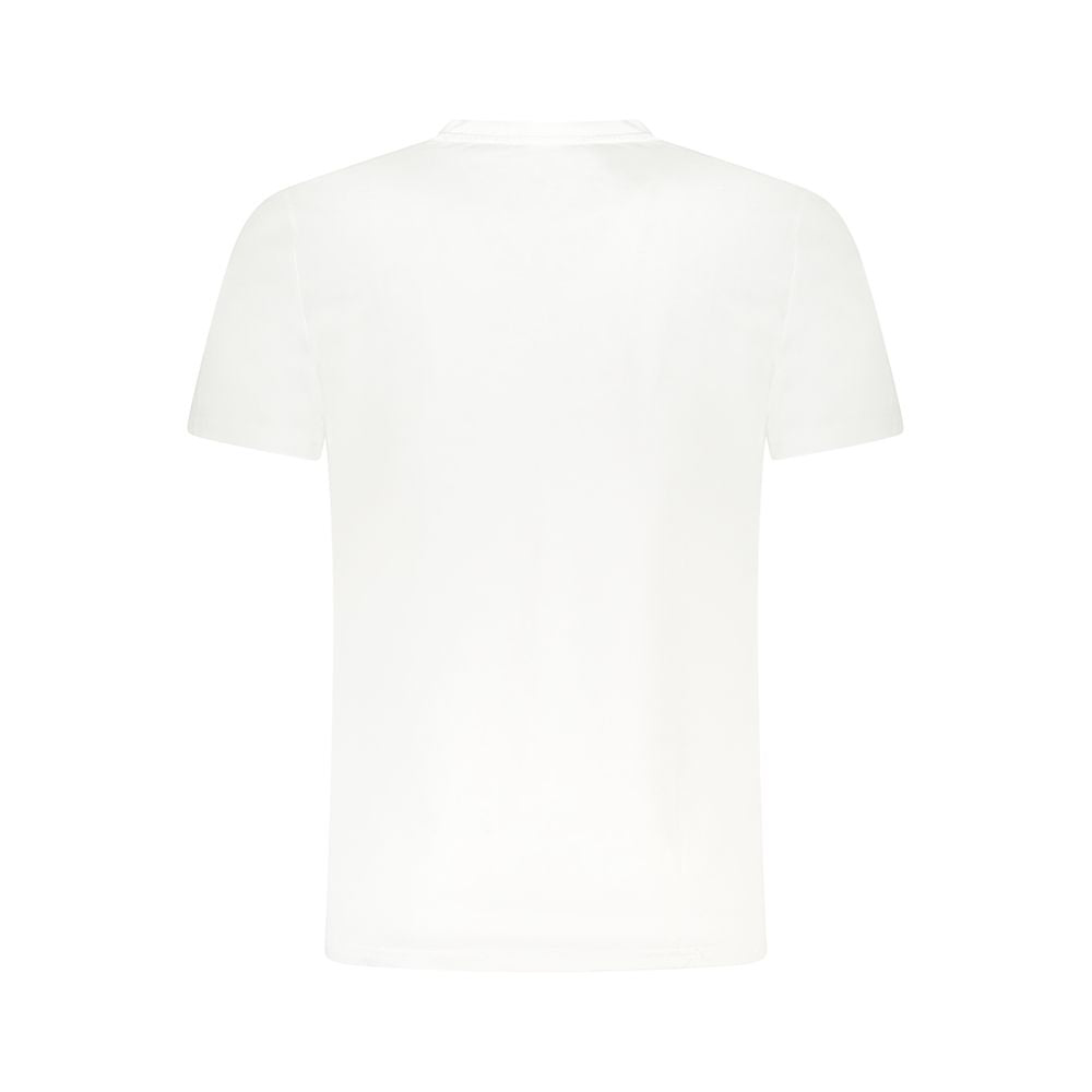 Cavalli Class Weißes Herren-T-Shirt aus Baumwolle