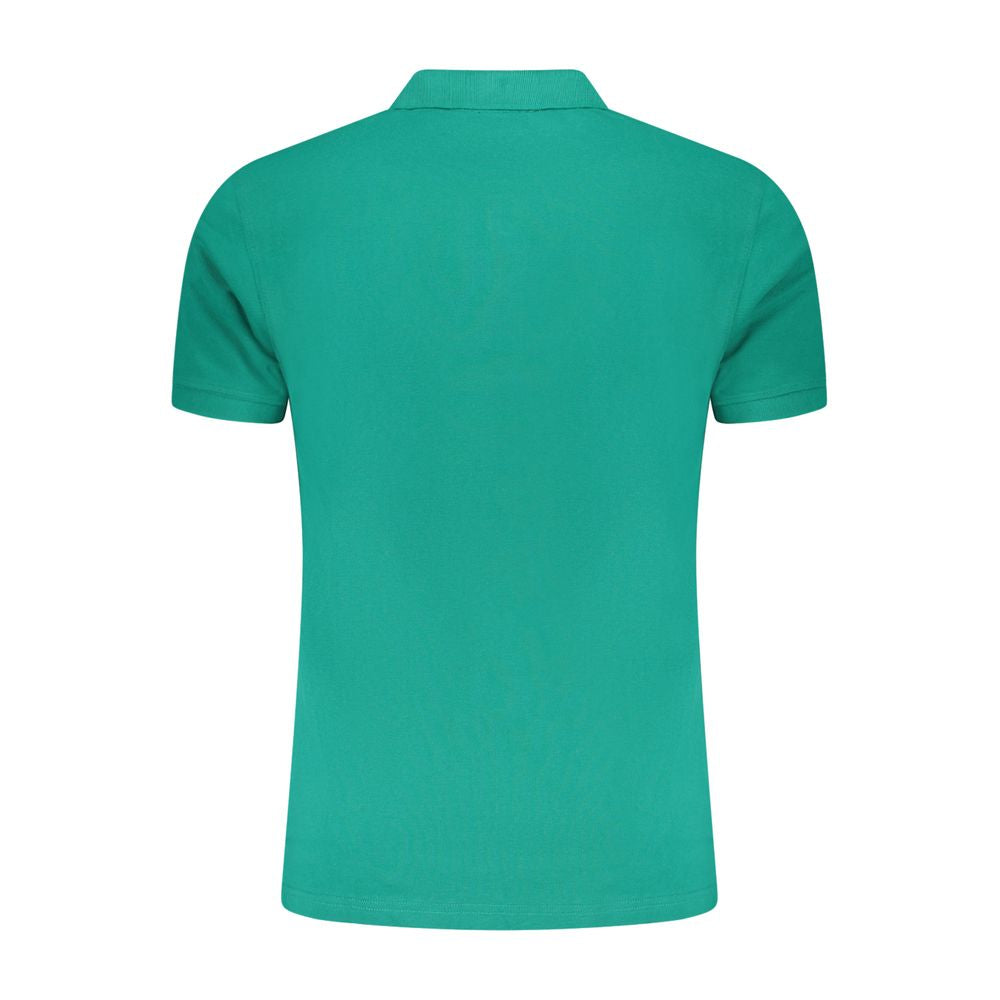 Cavalli Class Grünes Poloshirt aus Baumwolle für Herren
