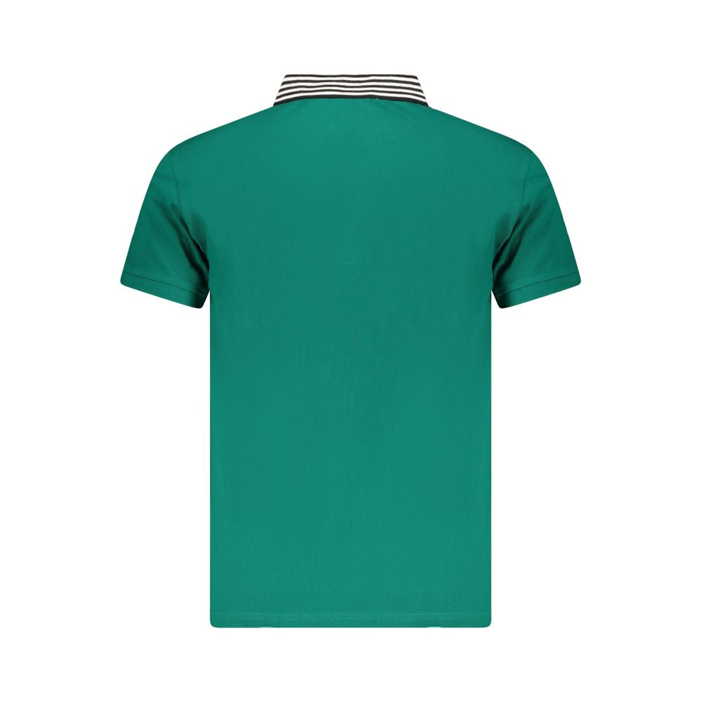 Cavalli Class Grünes Poloshirt aus Baumwolle für Herren